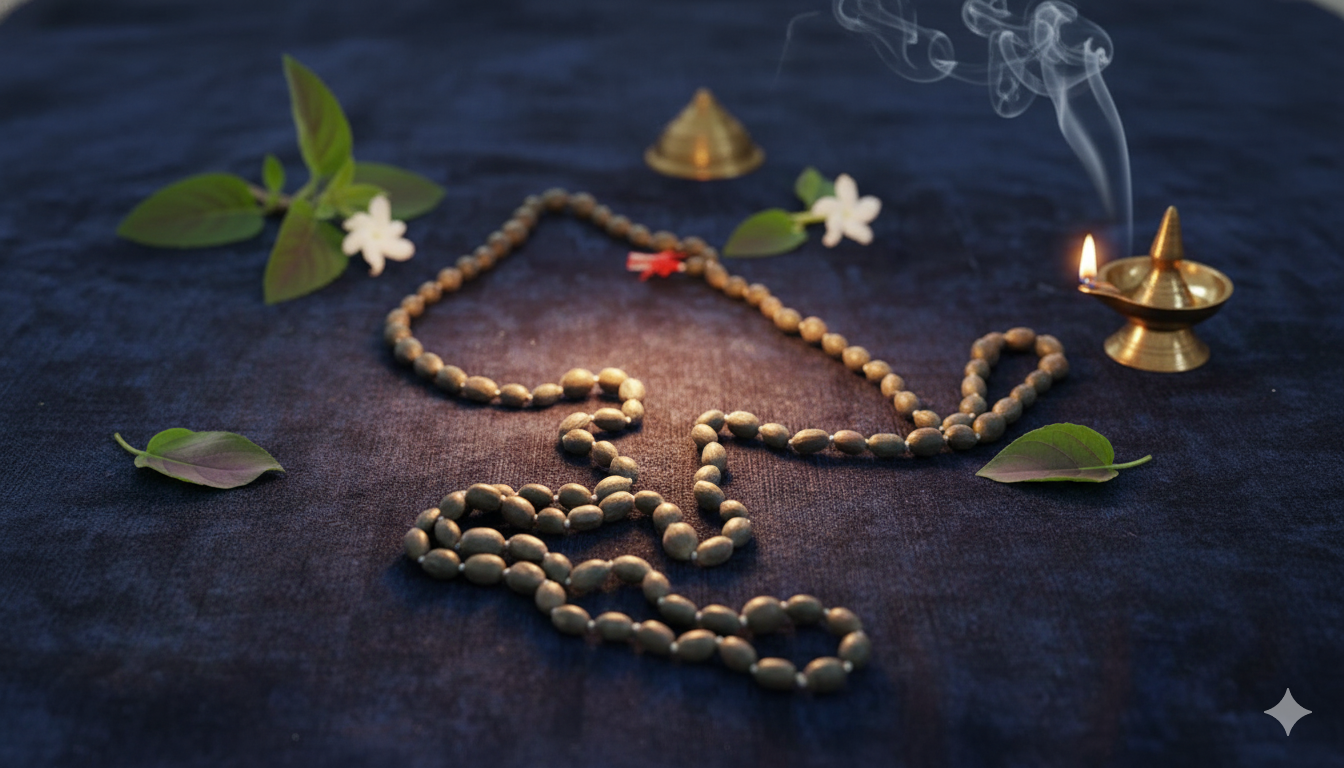 108 Original Lotus Seed (Kamal Gatta) Japa mala Beans