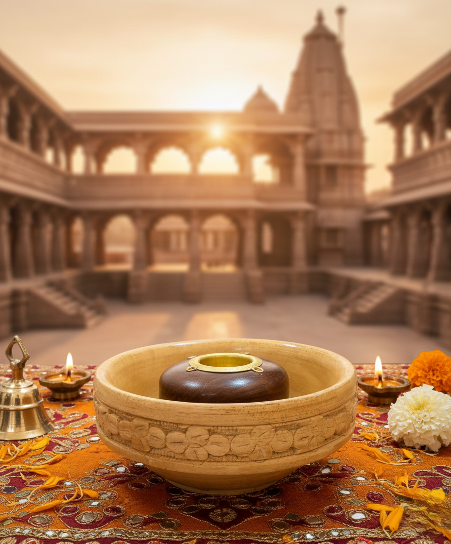 2-in-1 Agarbatti & Sambrani Stand | Ash Catcher for Pooja Room decor