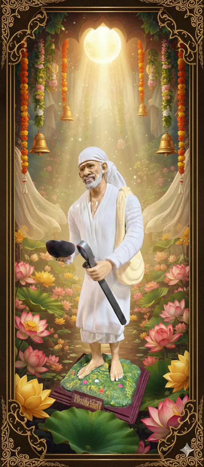 NEW ARRIVAL: Bhiksha Baba Idol (Moorti) - Perfect for Home Mandir